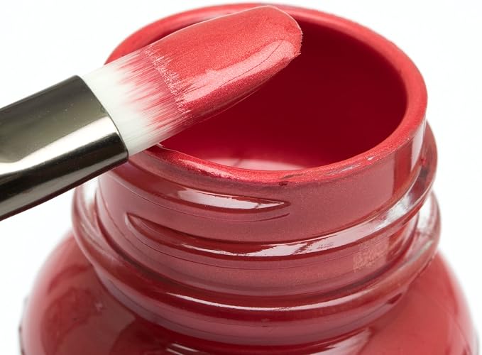 Angelus 4 oz Leather Paint, Riot Red