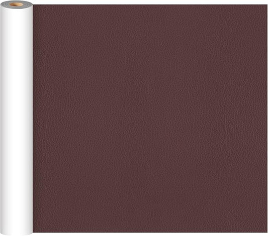 CHEIGHY Leather Repair Kit Self Adhesive Leather Repair Patch for Furniture 15.7X79 inch Vinyl Repair Kit for Couches Car Seats Sofa Office Chair Belt Jackets (Coffee)