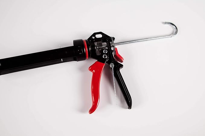 Red Devil 3989 9" Extreme Duty Caulk Gun - Hand Caulking Gun - Thrust Ratio 26:1, Black 9" (Pack of 12)