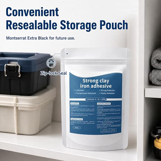High-Strength Multi-Purpose Repair Clay,Strong Clay Iron Adhesive,High-Strength Multi-Purpose Repair Putty,All Purpose Pool 𝐂lay for Bonding Plastic Metal Ceramic Wood Tile Glass (2Pcs)