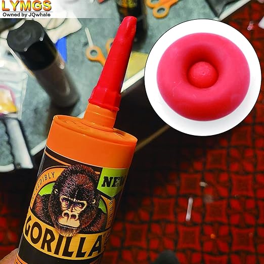 Universal Fit Caulk Tube Latex Sealing Caps, Caulk Saver Cover Sealer for Sealing and Preserving Open Caulking Tube, Red 10 Pack