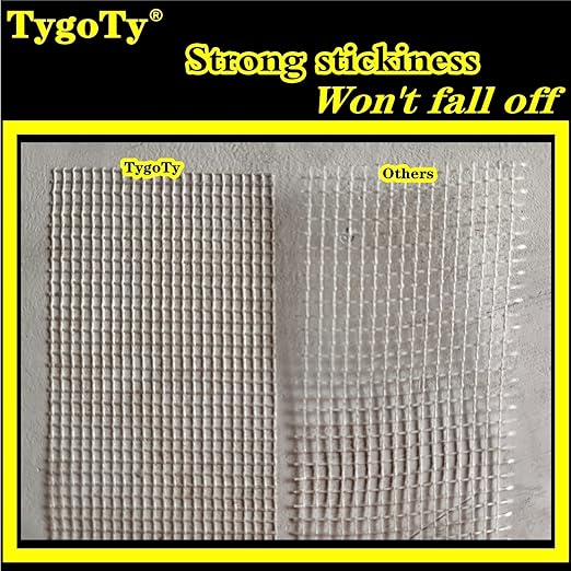 Drywall Joint Mesh Tape 2“×180 Ft，Strong Self-Adhesive 100% Fiberglass Drywall Repair Tape for Wall Crack and Seam Patch,White