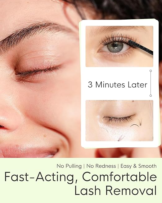 BEYELIAN Eyelash Extension Remover Cream, Light Aloe Flavor Cream,Eyelash Adhesive Remover, Professional Eyelash Extensions Remover for Salon