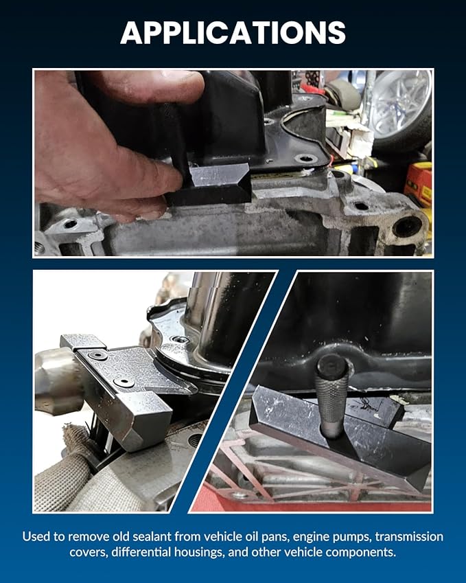 Engine Transmissions Oil Pan Separator RTV Sealant Remover Cutter Tool Kit Oil Pan Gasket Separator Tool