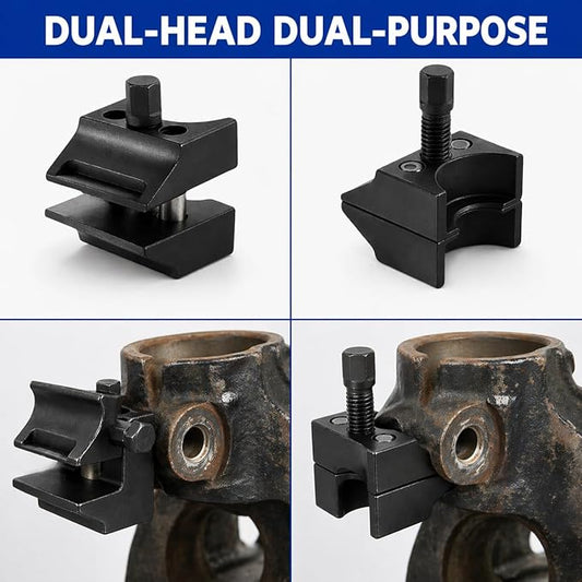Strut Spreader Tool, Universal Suspension Steering Knuckle Spreader Tool, Dual-End Strut Split Hub Separator for VW Audi BMW Ford Peugeot Citroën