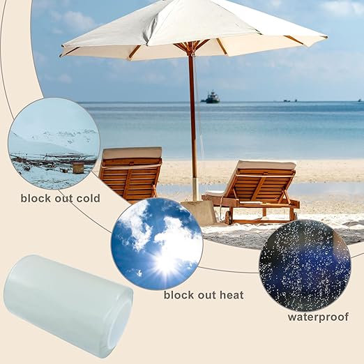 Waterproof Repair Tape - Heavy Duty Clear Instant Seal for Tent, Boat, RV & Pool - 1 Roll Outdoor Repair Patch Cover for Canvas, Tarp, Leather & Sail (4 Inch x 10FT)