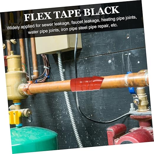 NUOBESTY Sealing Tape Flexible Rubberized Repair Tape for Plumbing Material for Leak Repairs Pipes and Buckets Weather Resistant