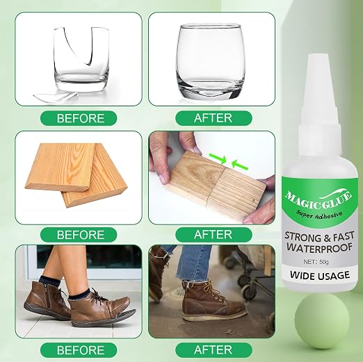 Welding High Strength Oily Glue,Multifunctional Glue,Universal Super Glue Gel, Instant Bonding, Strong Adhesion,for Metal, Wood, Ceramics,Leather, Glass(2 Pack)