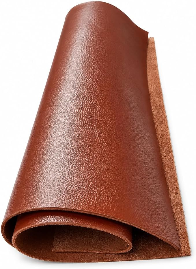REED Leather HIDES - Cow Skins for Upholstery Crafts (20 Square Foot, Rust) | Arts and Crafts