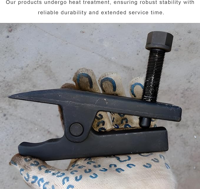 Ball Joint Separator Tool, Adjustable Ball Joint Puller and Extractor Adjusts from 1-1/2" to 1-7/8", Universal Removal Tool for Separating Arms, Tie Rods & Ball Joints on Cars