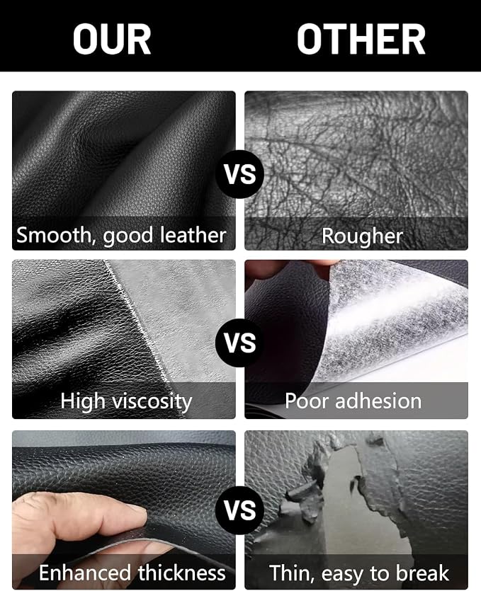 BOUYEER Leather Repair Patch Tape Kit,Self Adhesive Leather Repair for Sofa，Car Seat,Office Chair,Furniture,Jacket,Waterproof Strong Adhesive Vinyl Repair Kit. 16 in x 31 in,Wine red