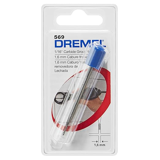 Dremel 569 1/16 in. Grout Removal Bit (Pack of 2)