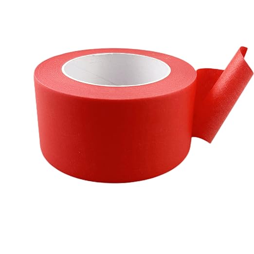 Red Wide Masking Tape, 3 Inch X 55 Yards | Red Painters Tape