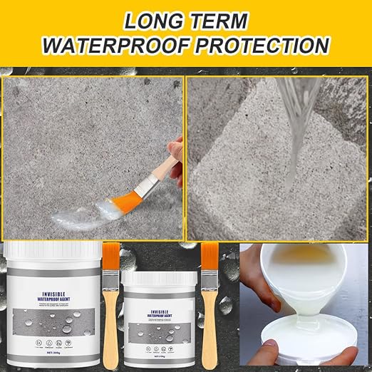Super Strong Invisible Waterproof Anti-Leakage Agent, 2023 New Transparent Repairing Leak Waterproof Adhesive, Waterproof Insulating Sealant for Home Bathroom Roof (300g)