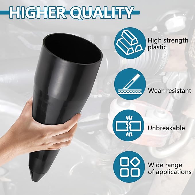 Hovom CV Boot Installation Tool, Plastic Stretch CV Boot Installation Mount Cone, Universal Fitting Stretch CV Boot Tool with Smooth Surface, Auto Repair Part Replacement, Car Accessories