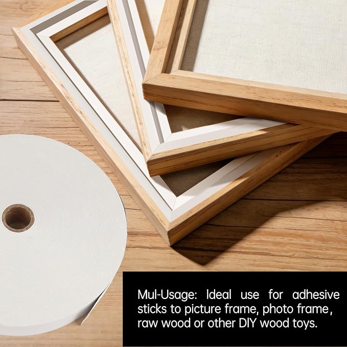 Lineco Archival Frame Sealing Tape, Gray, 1.25 inch X 500 Feet | Acid-Free, Non-Yellowing, for Seal Framing Backing, DIY, Crafts