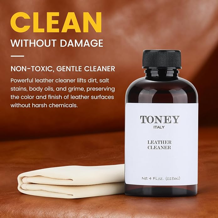 Leather Cleaner & Conditioner Kit,Leather Cleaner,Leather Conditioner,Leather Purse Cleaner & Conditioner Kit,Car Interior Care,Restore Couches,Car Seats & Interior, Jackets, Shoes,Bags for Any Color