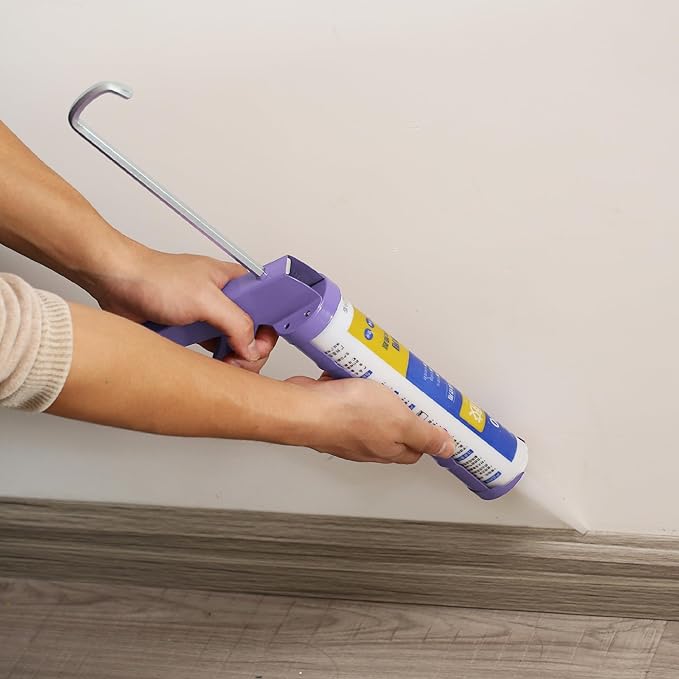 Bates- Caulking Silicone Gun, 10:1 Thrust Ratio, Hand Caulking Guns, No Drip