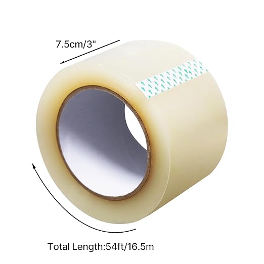 TEXALAN(R Greenhouse Repair Tape - Waterproof and Windproof Clear Polyethylene Film Tape- 3in x 54ft, 6mil Thick