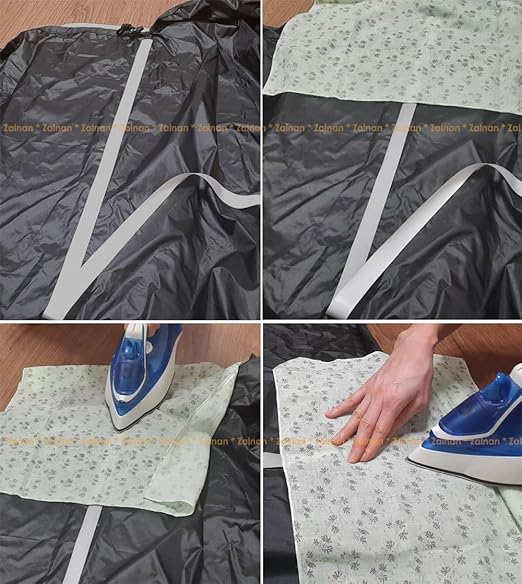 Seam Sealing Tape Iron on Patch Repair Gore Clothing Jackets Pants Waterproof Fabric Mending Clothes Textile Adhesive (White)