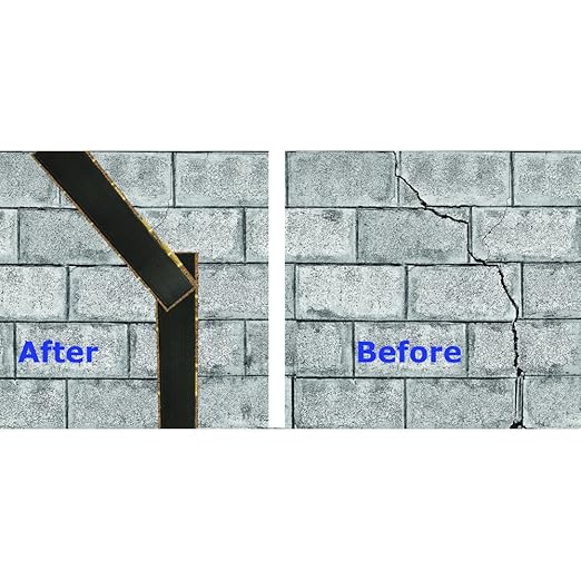 75 ft - Carbon Fiber-Basement Wall Crack Repair Kit - Carbon Fiber Foundation Wall Repair - Easy to use Includes Instructions