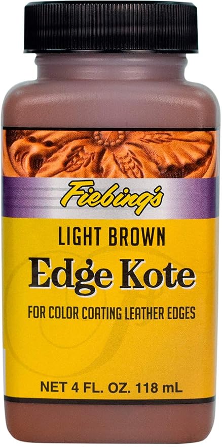 Edge Kote Edge Finisher 4 oz Bottle (Light Brown)