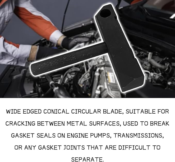 Oil Pan Separator Tool, Oil Pan Gasket Scraper Remover Tool, Automotive Engine Transmissions Oil System Seal Removal Tools, RTV Sealant Cutter Repair Tool Kit for Benz/BMW and Most Vehicles