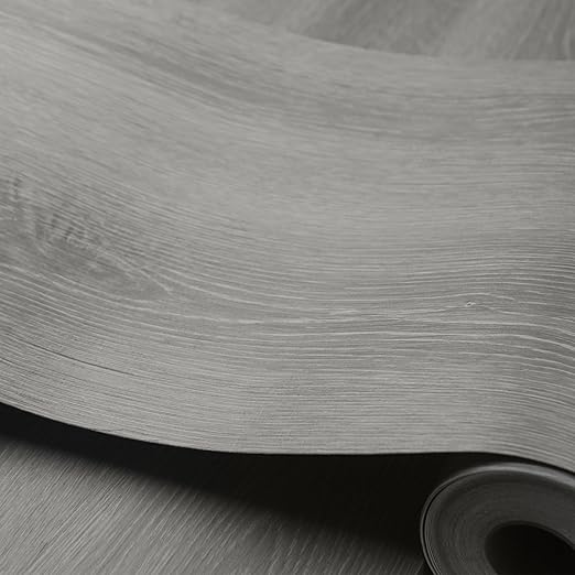 Wood Grain Peel and Stick Floor Tiles – 11.8” Width, Full Roll Length of 118" – Versatile Design for Any Space, Ashline Rustic Self Adhesive Vinyl Flooring, Waterproof and Non-Slip Features