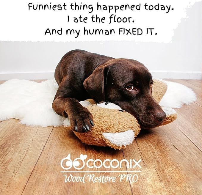 Coconix Floor & Furniture Repair Kit | Fix Scratches, Scuffs, and Dents on Hardwood Floors, Furniture, and Laminate Surfaces | Easy Application with Kneadable Putty