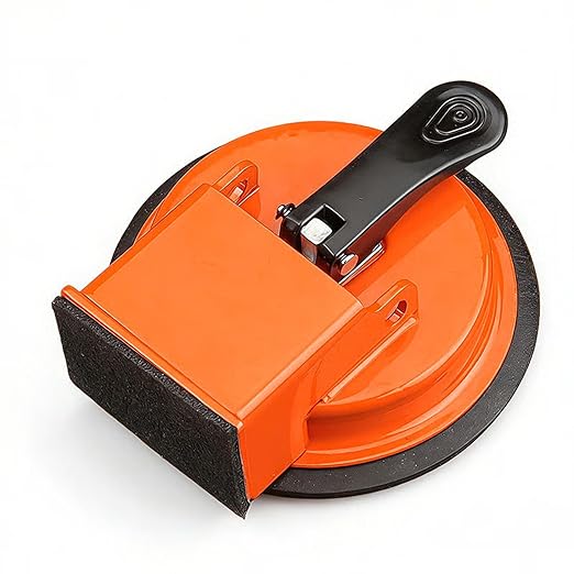 Sakerplus Floor Gap Fixer Tool, Heavy Duty Flooring Gap Repair Tool with Enhanced Vacuum Suction Cup for Laminate, Vinyl, Hardwood & Tile Floors (Orange*1)