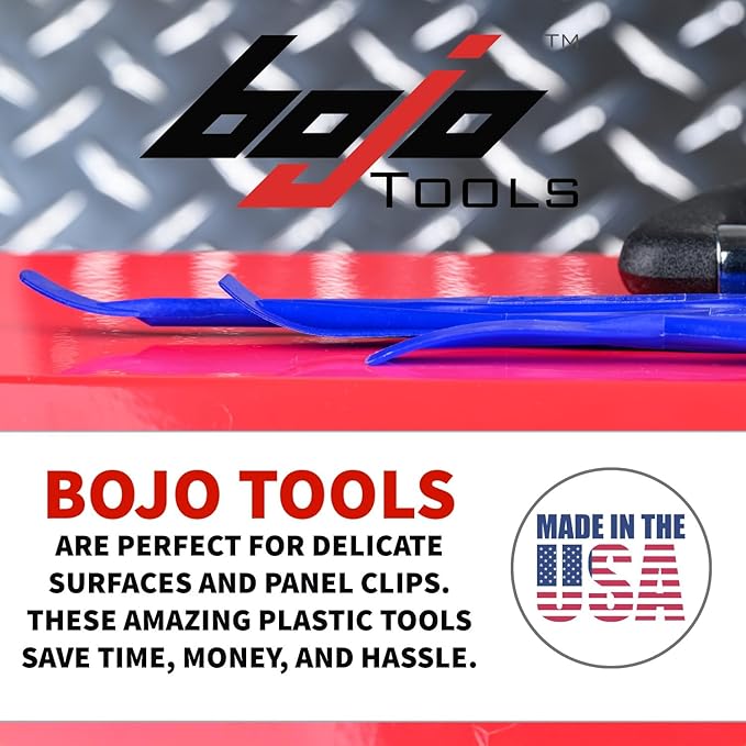 Bojo Tools - 3-Piece Plastic Sealant Smoothing Tool Kit in Pouch - Medium Duty 5-PACK