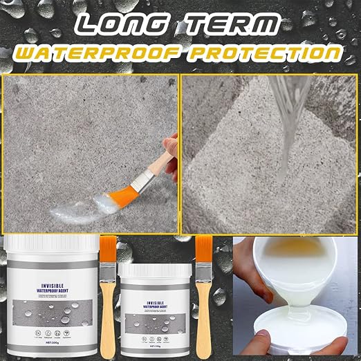 Waterproof Anti-Leakage Agent, Super Invisible Waterproof Transparent Anti-Leaking Insulation Sealant, Multi-Surface Leak Repair Coating Strong Bonding Sealant (30ml)
