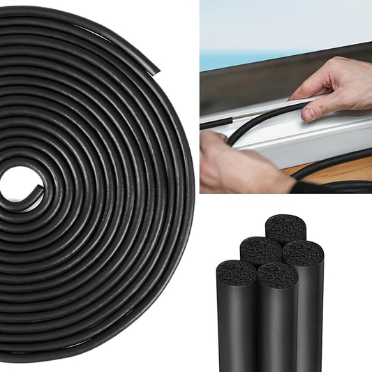 Backer Rod 1/8 Inch Rubber Caulk Saver,Foam Backer Rod for Gaps and Joints,Concrete Expansion Joint Filler,19.6 feet Length
