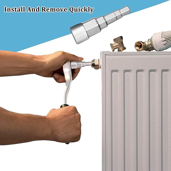 Carbon Steel Head Valves Joint Repair Tool Stepped Wrench Radiators Spuds Wrench Radiators Spanners Tool