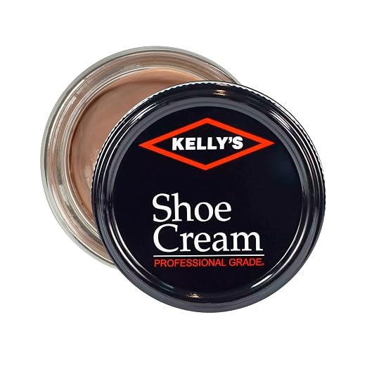 Kelly's Taupe Shoe Polish 1.5 oz - Professional Leather Shoe Cream