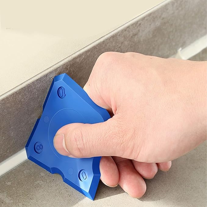8pcs Caulking Tool, Caulking Tool Kit, Silicone Glass Cement Caulking Scraper, Caulking Sealant Scraper for Sealant Grout Finishing Sealing