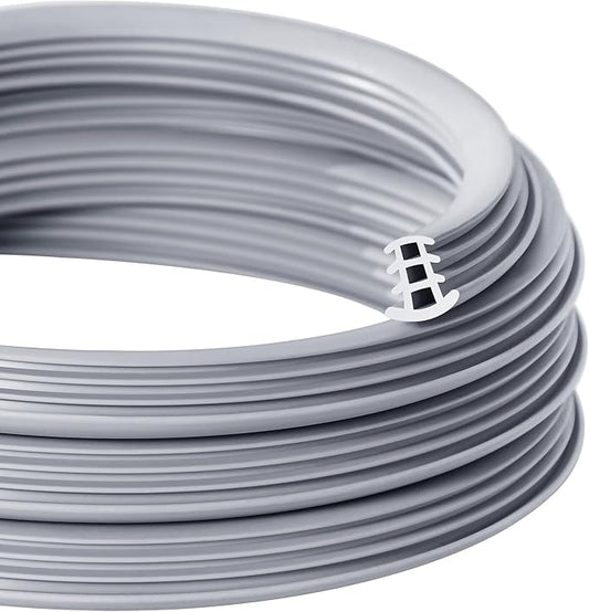 Flexible EPDM Rubber Strip (100 ft Long and 1/2 inch Wide) for Concrete Crack Repair and Replacement - Weather and Aging Resistant Expansion Joint Filler for Driveways and Sidewalks