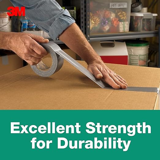 3M Multi-Use Duct Tape for Home & Shop, 1.88 inches by 60 Yards, 2960-A (Pack of 2)