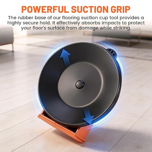 Heavy Duty Floor Gap Fixer Tool, Floor Suction Cup Tool for Gaps, Laminate Flooring Repair Tool with Enhanced Suction Cup, for Wood Floating Floors, Compact, & Efficient Flooring Tools