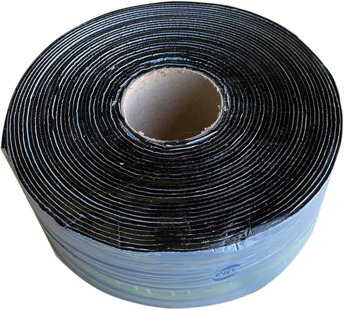 EWT Premium Rubberized Asphalt Tarmac Parking Lot Joint and Crack Sealer Repair Hot-Filler II 3mm Thick 3in x 65FT