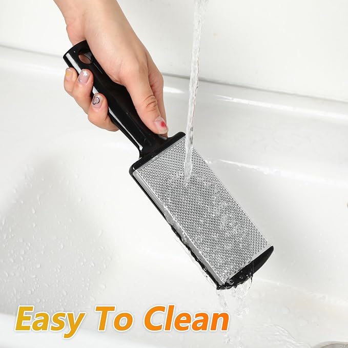 Sibba Foot File Callus Hard Skin Remover Nano Glass Foot File Remover Feet Rasp Pedicure Scrubber Tool Feet Callus Removal for Care Stainless Scraper Cracked Dead Skin Removal