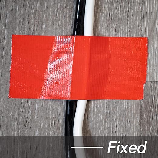 Reniteco Red Duct Tape- 2 inches x 45 Yards, Waterproof & All-Weather, No Residue, UV Resistant, Heavy Duty for Car, Home & Outdoor Repairs, 1 Roll