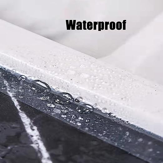 LiXiongBao Clear Caulk Strip, 2 Inch x 16.4 Feet Self Adhesive Caulk Tape Caulking Sealing Tape for Kitchen Countertop Sink Bathtub Bathroom Shower Toilet and Floor Wall Edge Protector