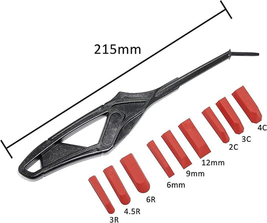 ORXPLUS TOOLS 10pcs Caulking Tool Kit Silicone Finishing Tool for Tight Areas Bathroom Kitchen Window Sink