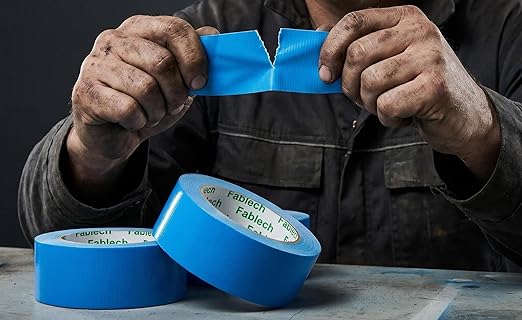 3 Pack Duct Tape Heavy Duty ,9 Mil Thickness,2 inches x 30 Yards, Waterproof Strong Adhesive Duct Tape, All-Purpose Tear by Hand for Repairs,Flexible,No Residue, DIY & Industrial Projects（Blue）
