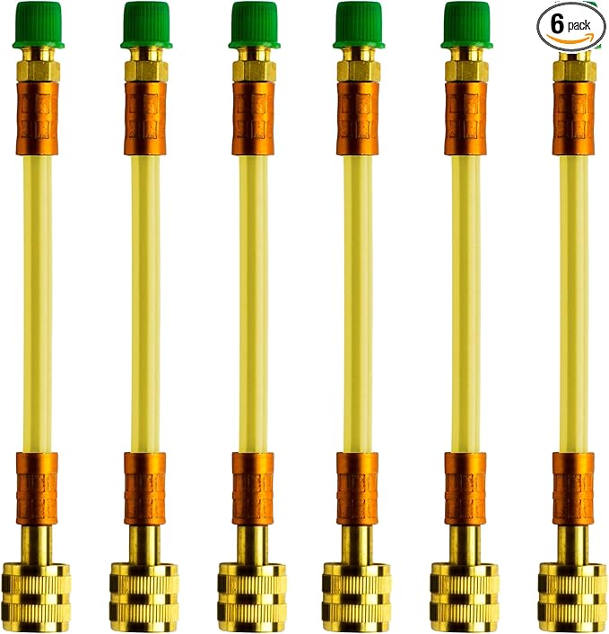 Leak Saver Direct Inject AC Leak Sealer 6-Pack | AC Stop Leak for Most HVAC Systems Up to 5 Tons | Works with All Systems & AC Refrigerants | Made in the USA