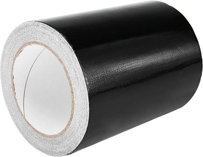RealPlus 6" x 50' RV Underbelly Tape Waterproof Belly Tape with Permanent Sealing Adhesive for Camper Travel Trailer Mobile Home, Tear Repair Patch