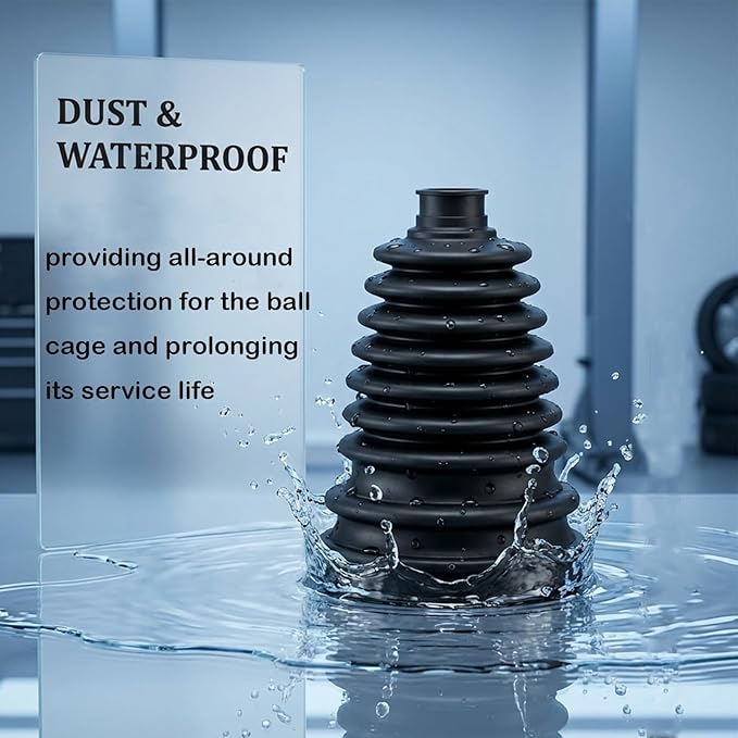 2PCS CV Boot Repair Kit with Expander Tool & Clamps, Silicone CV Axle Boot Repair Kit for for Protect Axle, Universal CV Joint Boot Dustproof and Waterproof Fits for Most Cars