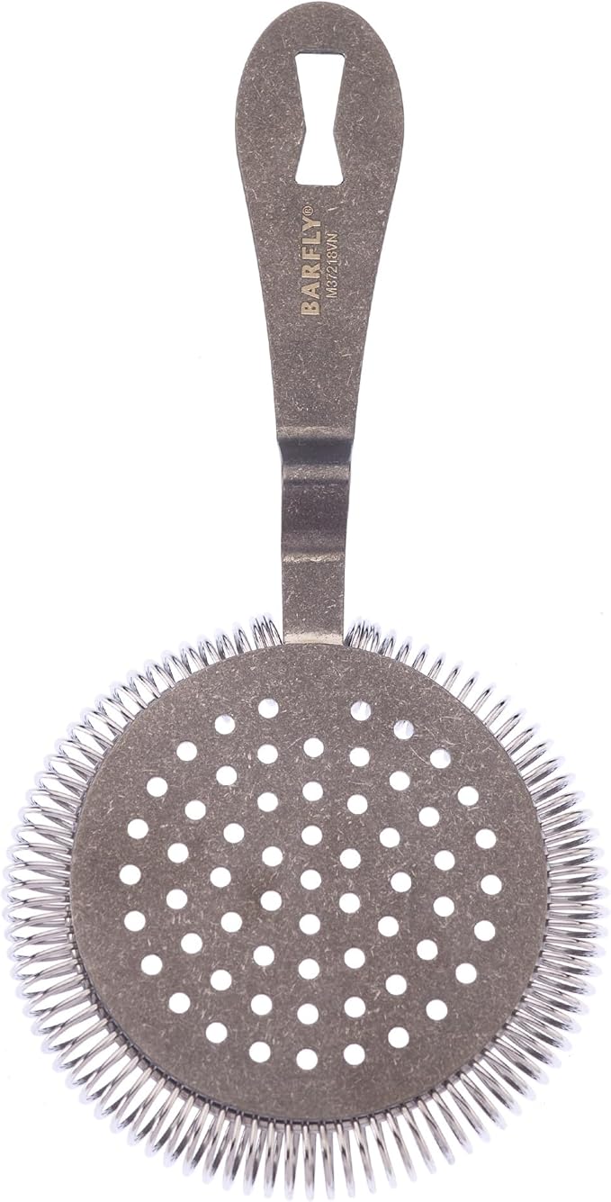 Barfly Deluxe Antique Hawthorne Spring Strainer, Vintage