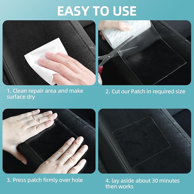 Waterproof Repair Tape,Clear Inflatable Patch Repair Kit for Tent Fabric Awning RV Roof Underbelly Tarp Sail and Boat Cover Outdoor Repair Patch